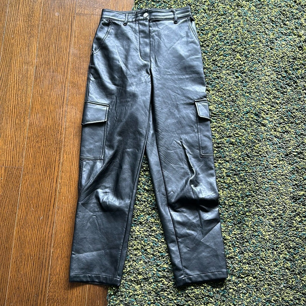Wilfred Free Vegan Leather Cargo Pants